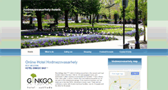 Desktop Screenshot of hodmezovasarhely-hotels.aranyangol.hu